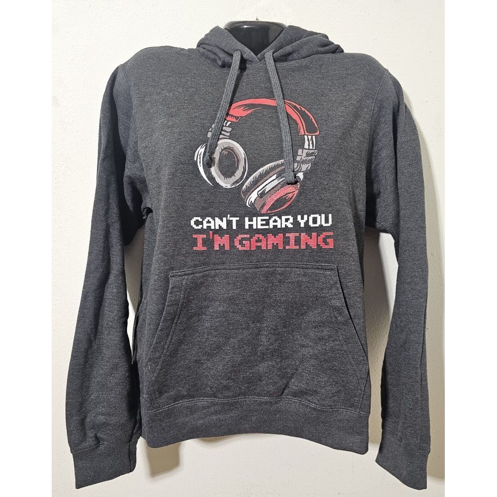 NWOT Can't Hear You I'm Gaming - Gamer Gift Video Games Hoodie Mens Sz Small